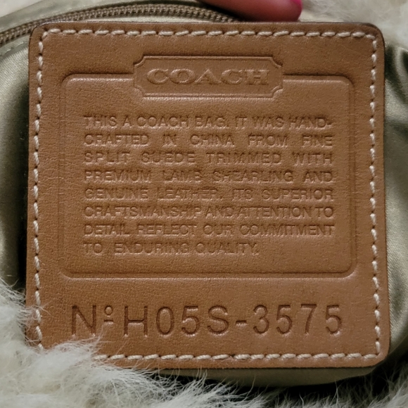 RARE Coach Lamb Shearling Bag (see my closet for matching wallet) - Picture 9 of 9